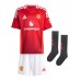 Maglie da calcio Manchester United Alejandro Garnacho #17 Prima Maglia Bambino 2024-25 Manica Corta (+ Pantaloni corti)